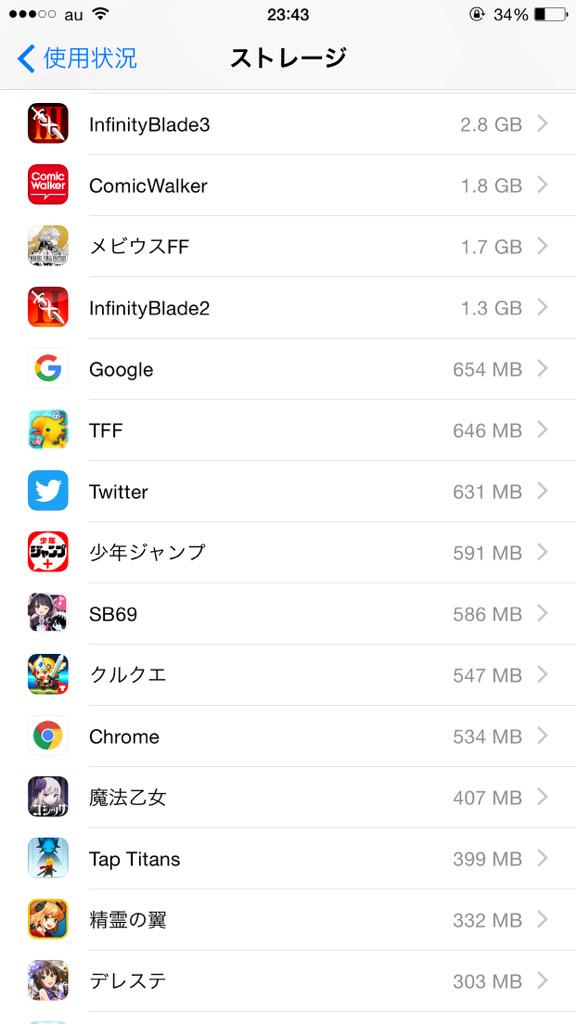 こーぷす در توییتر デレステ容量足りなくてインストール出来無いっていう人見たけど300mbとか可愛いもんじゃないか Http T Co Z0pqbitidv