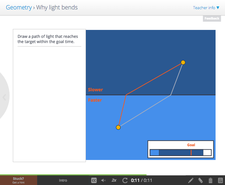 SchoolYourself's tweet photo. Our very first physics lesson is here!!! Discover why light bends, or "refracts": https://t.co/pC6EqbseFf http://t.co/sLfsHPY2io