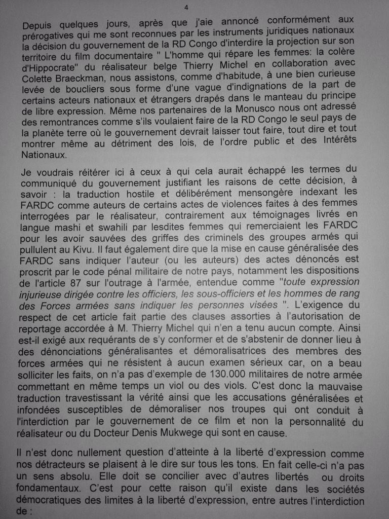 Min.Comm-Médias/RDC (@minmedias_rdc) on Twitter photo 2/2 Texte du Point de Presse du Porte Parole du Gouvernement. #RDC <a href="/lusakuenoc/">Christian LUSAKUENO</a> <a href="/radiookapi/">Radio Okapi</a> <a href="/TopCongo/">TOP CONGO FM</a> <a href="/soniarolley/">Sonia Rolley</a> 2/2 Texte du Point de Presse du Porte Parole du Gouvernement. #RDC <a href="/lusakuenoc/">Christian LUSAKUENO</a> <a href="/radiookapi/">Radio Okapi</a> <a href="/TopCongo/">TOP CONGO FM</a> <a href="/soniarolley/">Sonia Rolley</a>