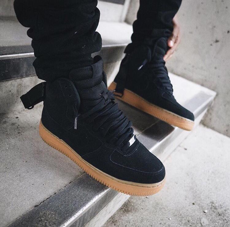 LDN on Twitter: "Nike Air Force 1 Hi Suede 'Black/Gum' What are your thoughts? or Drop? http://t.co/xq2Mtxhli0" / Twitter