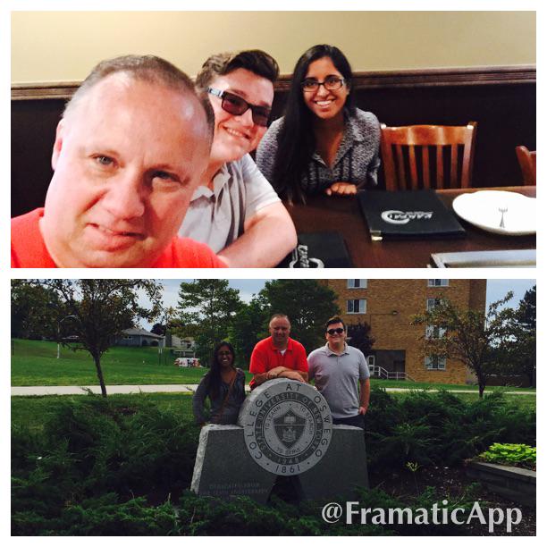 GregPare1's tweet photo. Awesome time with #InternConverts @Vaishali_Willis &amp; @KeithAmundsen @sunyoswego today! https://t.co/aXgexnhrGC http://t.co/9UOeCpLBzk