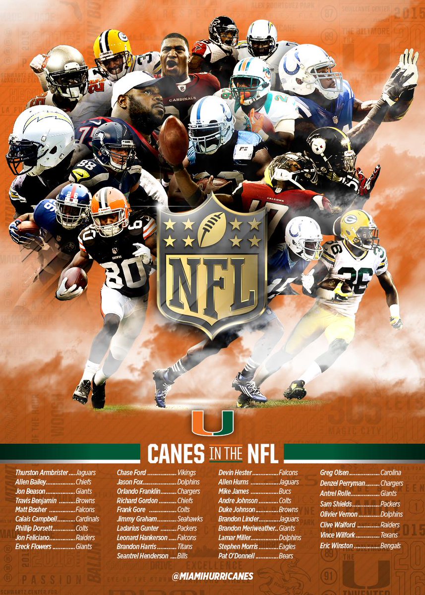 miami hurricanes in the nfl