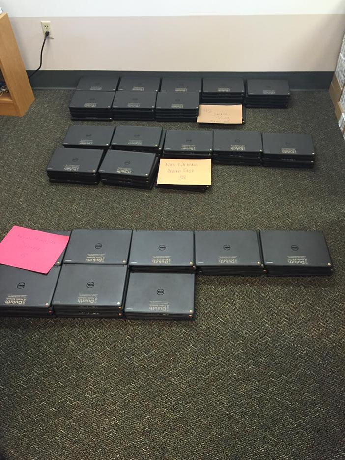 DPSinnovation's tweet photo. Almost done! Just waiting on the carts to arrive! #isd709 http://t.co/f5sdYvkaiA