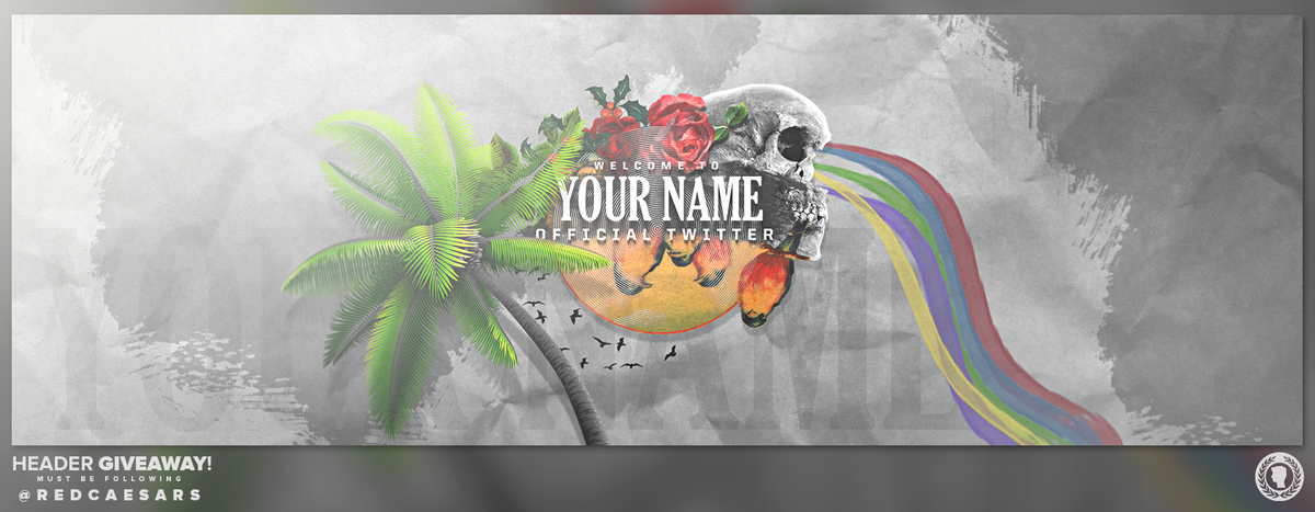 cae's tweet image. Giving away this Ed Hardy inspired Header!
To Enter just *RT &amp;amp; FAV* this tweet!
Winner chosen in 24 hours.
