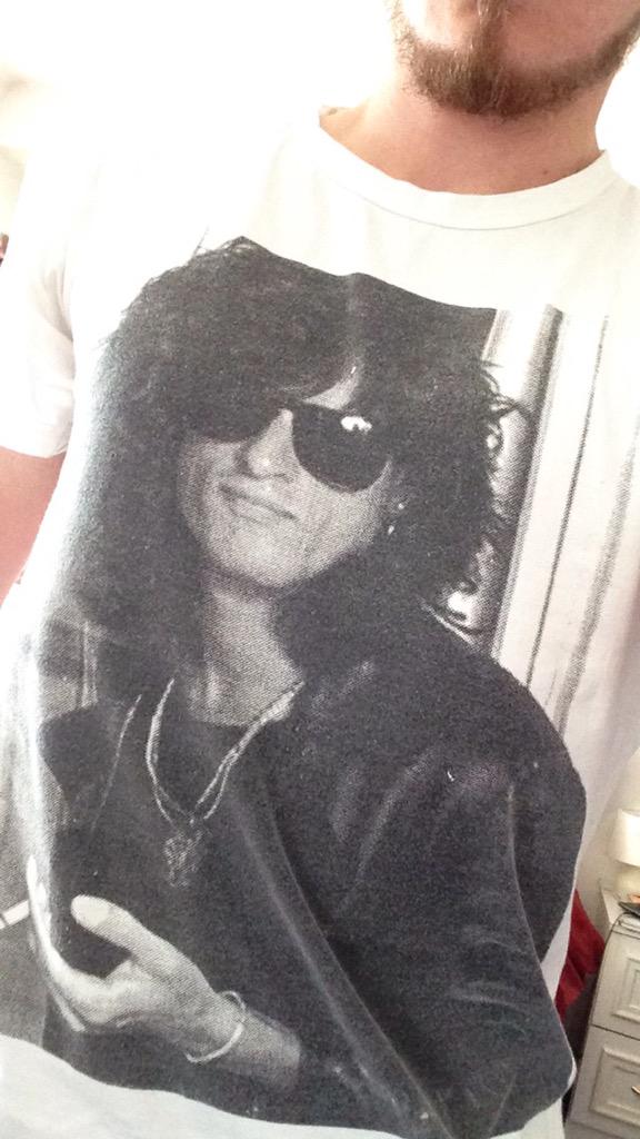  happy birthday wearing my joe Perry shirt today for it  