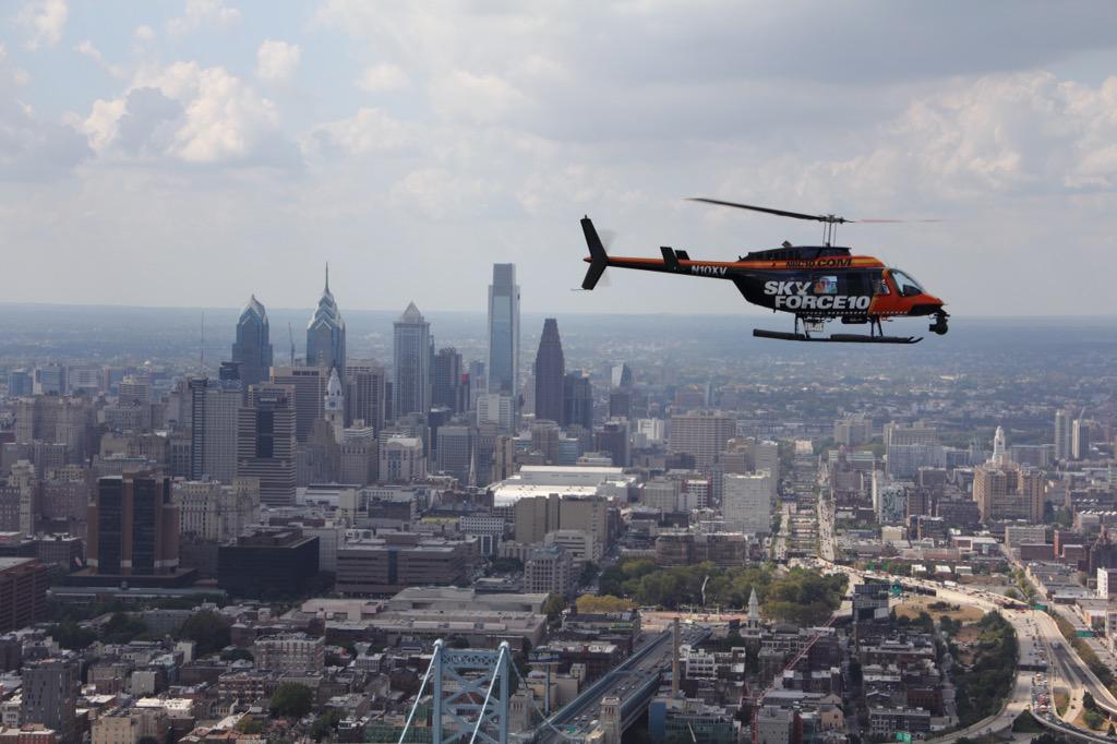 <a href="/SkyForce10/">NBC10 SkyForce10</a> flying over center city. <a href="/NBCPhiladelphia/">NBC10 Philadelphia</a>