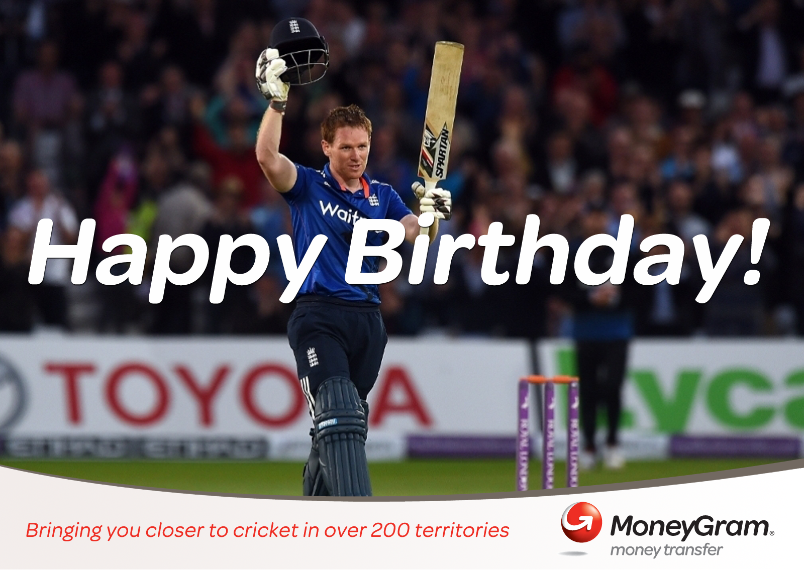 Happy Birthday to England\s ODI captain, Eoin Morgan    