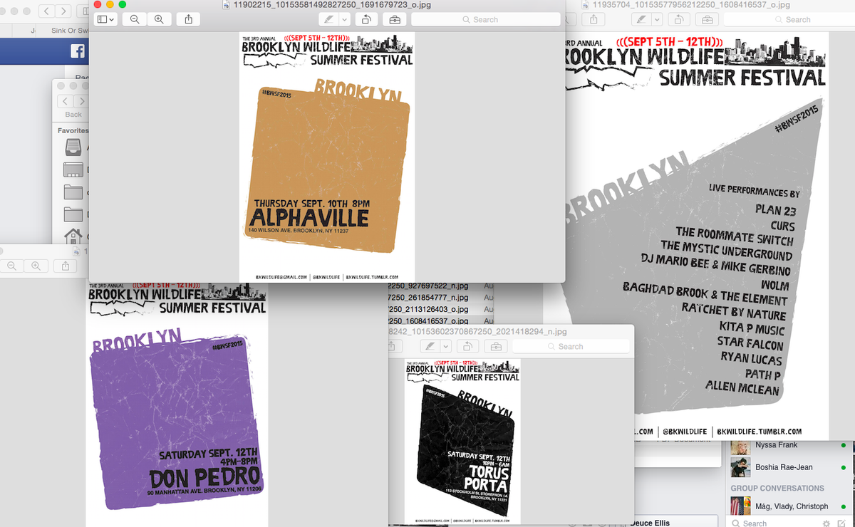 bkwildlife's tweet photo. check the photo.. we have four more events!!!!  #bwsf2015 has been so real.  Tonight Alphaville. http://t.co/mo6DqGETap