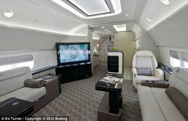 An inside look at a private <a href="/Boeing/">The Boeing Company</a> Business Jet. #avgeek #privatejet #businessjet dailymail.co.uk/news/article-2…