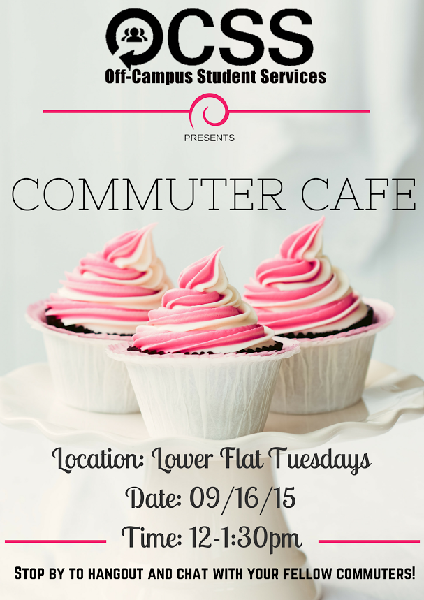OCSS is hosting a Commuter Cafe event! Stop by and hangout with fellow commuters. More Info: my.umbc.edu/groups/ocss/ev…