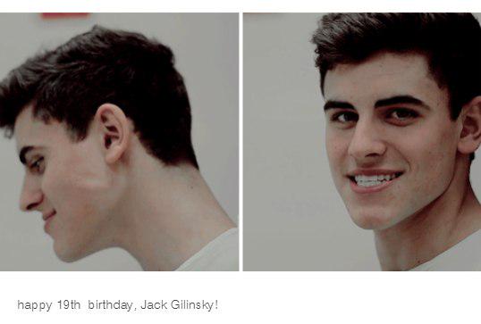 Happy 19th birthday, Jack Gilinsky     