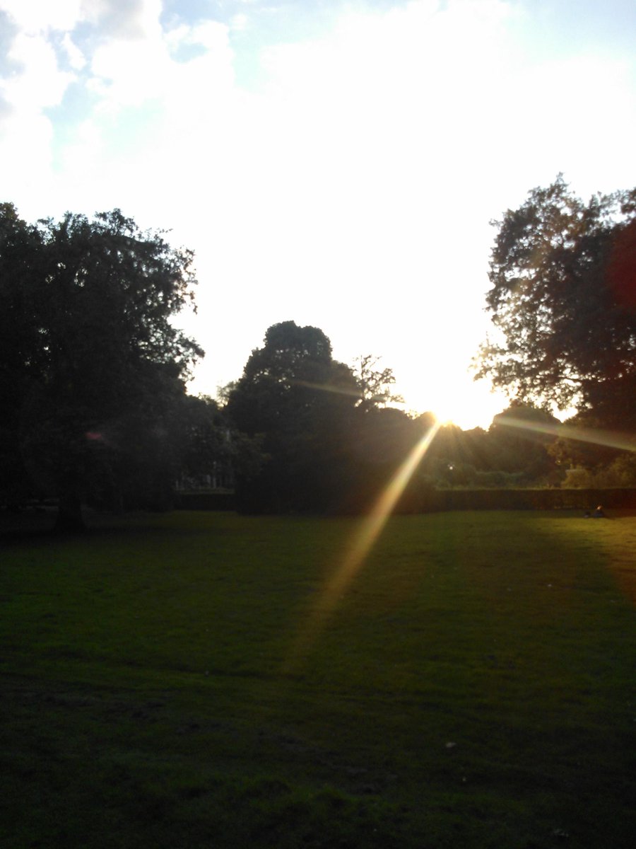Die Abendstimmung im Schlossgarten lädt zum gemütlichen get together unserer ECHA-Absolvent/innen ein! #MBK5