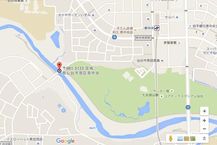 仙台市泉区七北田川の赤生津大橋 あこうつ大橋 の場所がわかるまとめ Togetter