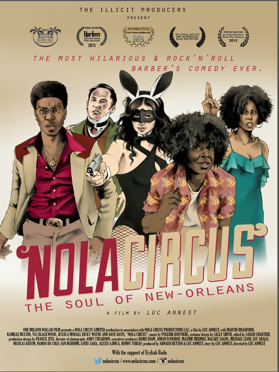 Screening of NOLA CIRCUS, Sept 11th 9.30 pm @MIST NY.  <a href="/HarlemInternat/">Harlem International Film Festival</a> , world premiere