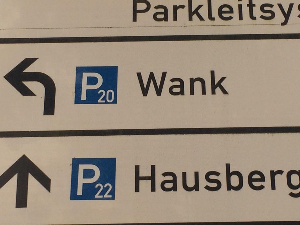 Pull off at next exit etc. #Soz