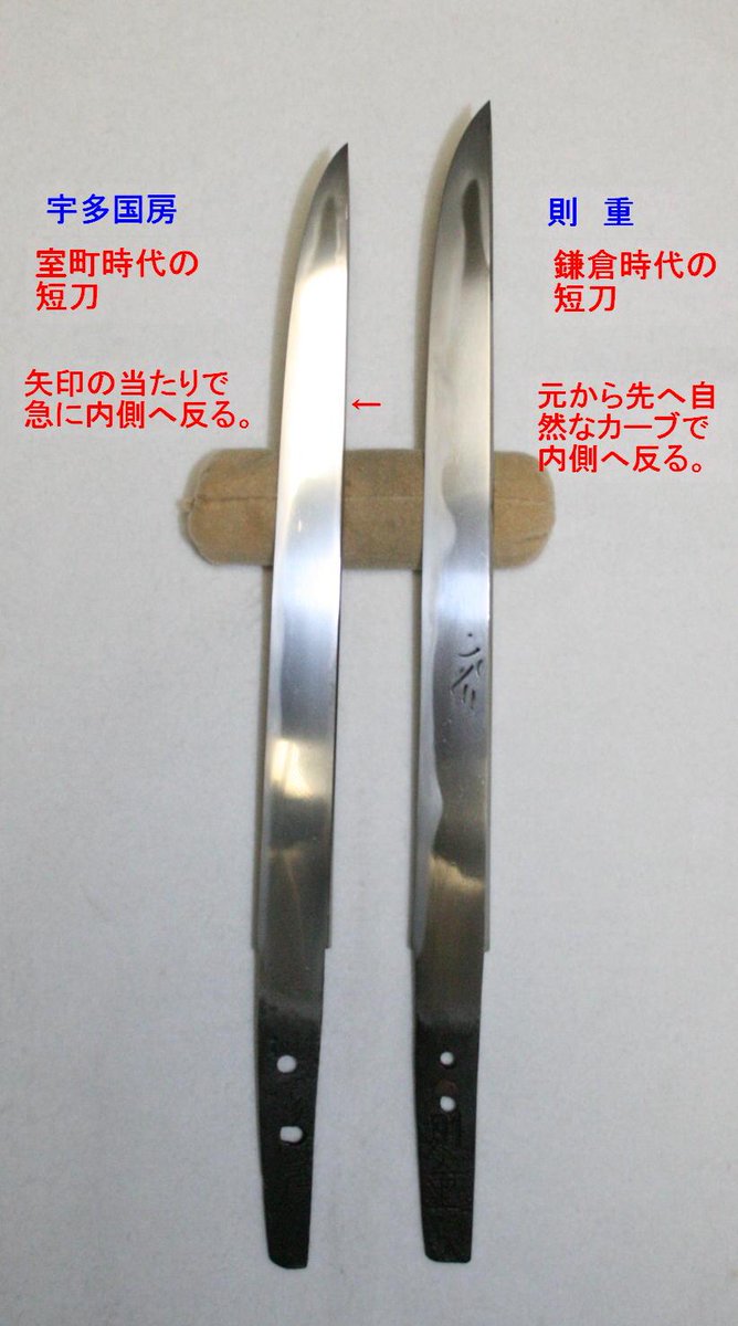 ট ইট র 悠樂菴 鎌倉時代の短刀と室町時代後期の短刀は 一見すると類似する姿となるものがありますが見比べると相違点があり それを覚えておくことでどの時代に制作されたものか区別することが出来ます 日本刀 刀剣 刀剣乱舞 Http T Co Vqk6y0qxk2 ট ইট র 悠樂菴 鎌倉時代の短刀と室町時代後期の短刀は 一見すると類似する姿となるものがありますが見比べると相違点があり それを覚えておくことでどの時代に制作されたものか区別することが出来ます 日本刀 刀剣 刀剣乱舞 Http T Co Vqk6y0qxk2