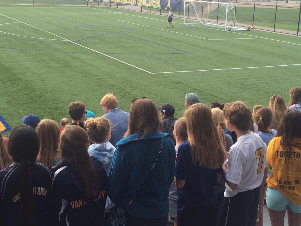 GHHS_AD's tweet photo. Great student section out for soccer tonight! http://t.co/UG7vplDRjX