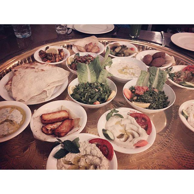 justinfsheehan's tweet photo. A traditional Middle Eastern spread. Jordan has incredible food and it's healthy! #JordanH… http://t.co/IRadGSmhQ7 http://t.co/pk2rGNAVlW