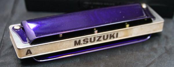 RWHarmonicas's tweet image. DEAL OF THE DAY - Suzuki Manji Harmonica with Candy Purple Cover Plates:  goldharps.com/suzuki-manji-h…