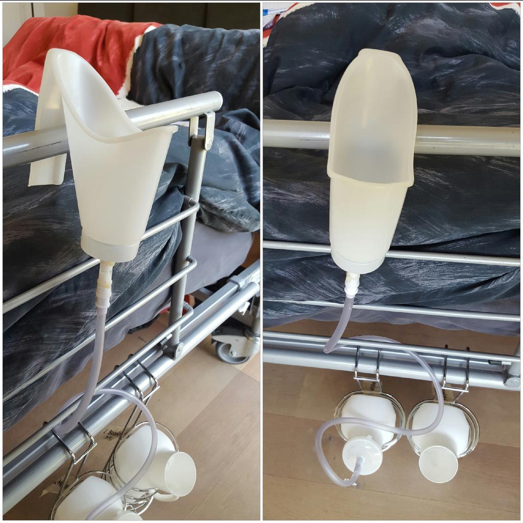 ellenvanderros's tweet image. Snufje #ergotherapie, snufje #buurtzorg en handige #mantelzorger. Bedlegerige dame kan zelfstandig plassen! #qol