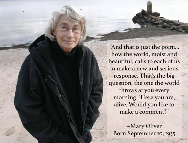 Happy 80th Birthday, Mary Oliver! 