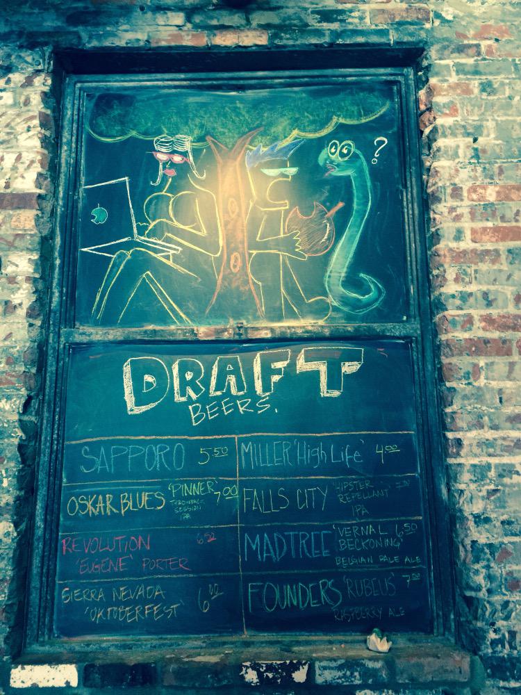FallsCityBeer's tweet photo. #HipsterRepellent now on draft @KazeOTR in Cincinatti, OH - go getcha some! #fallscitybeer #since1905 #craftbeer http://t.co/QOxuFfiTS9