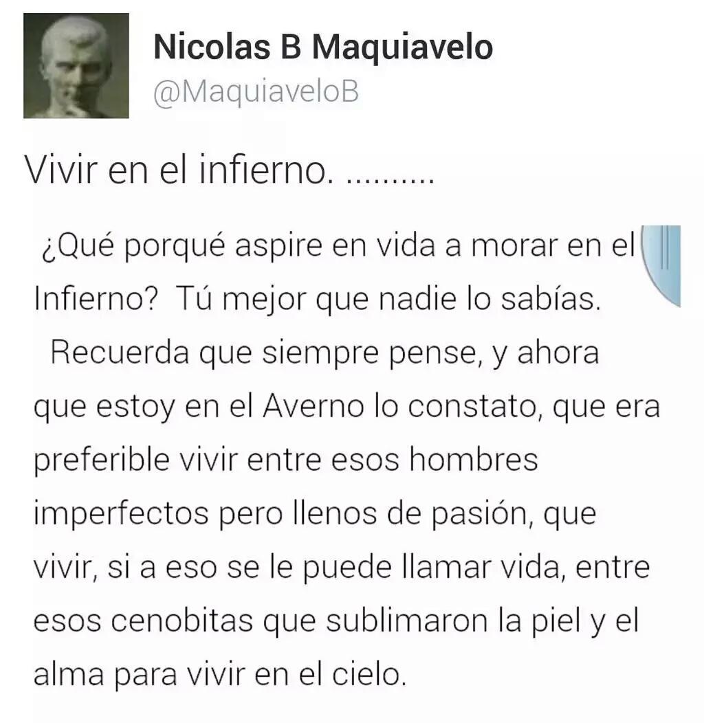 Makiavelob's tweet photo. Vivir en el infierno.....
 https://t.co/rlDNgcG9oS