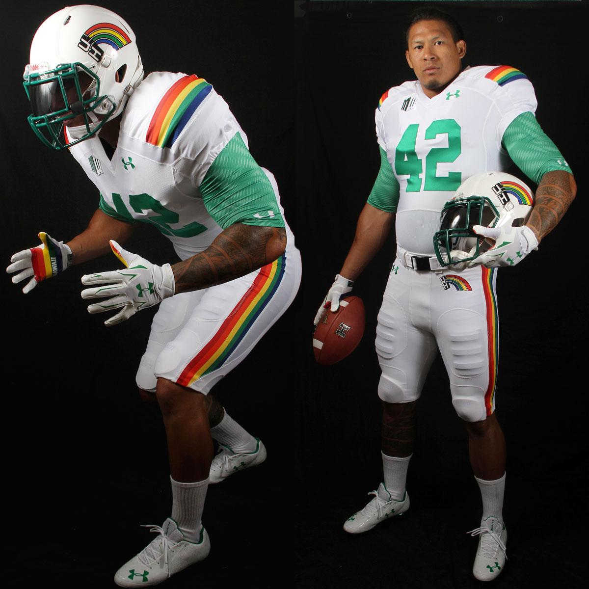 hawaii rainbow warriors jersey