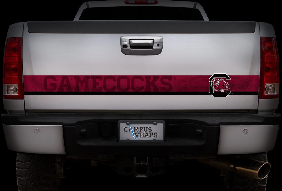 CampusWraps's tweet image. Is your rig ready to tailgate @GamecockFootbal? Get your #gamecocks truck wraps at southcarolina.campuswraps.com #HereSC