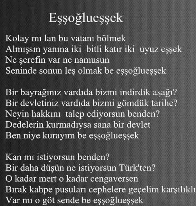 tatarramazan41's tweet photo. Eşşolu eşşeklere bu da bilader. http://t.co/BxIY1bzZm2