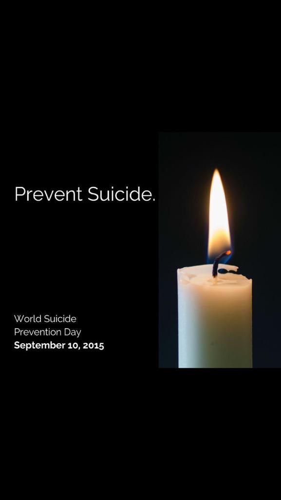 As today is world suicide day I would appeal to anyone contemplating this to speak to someone and seek help xx