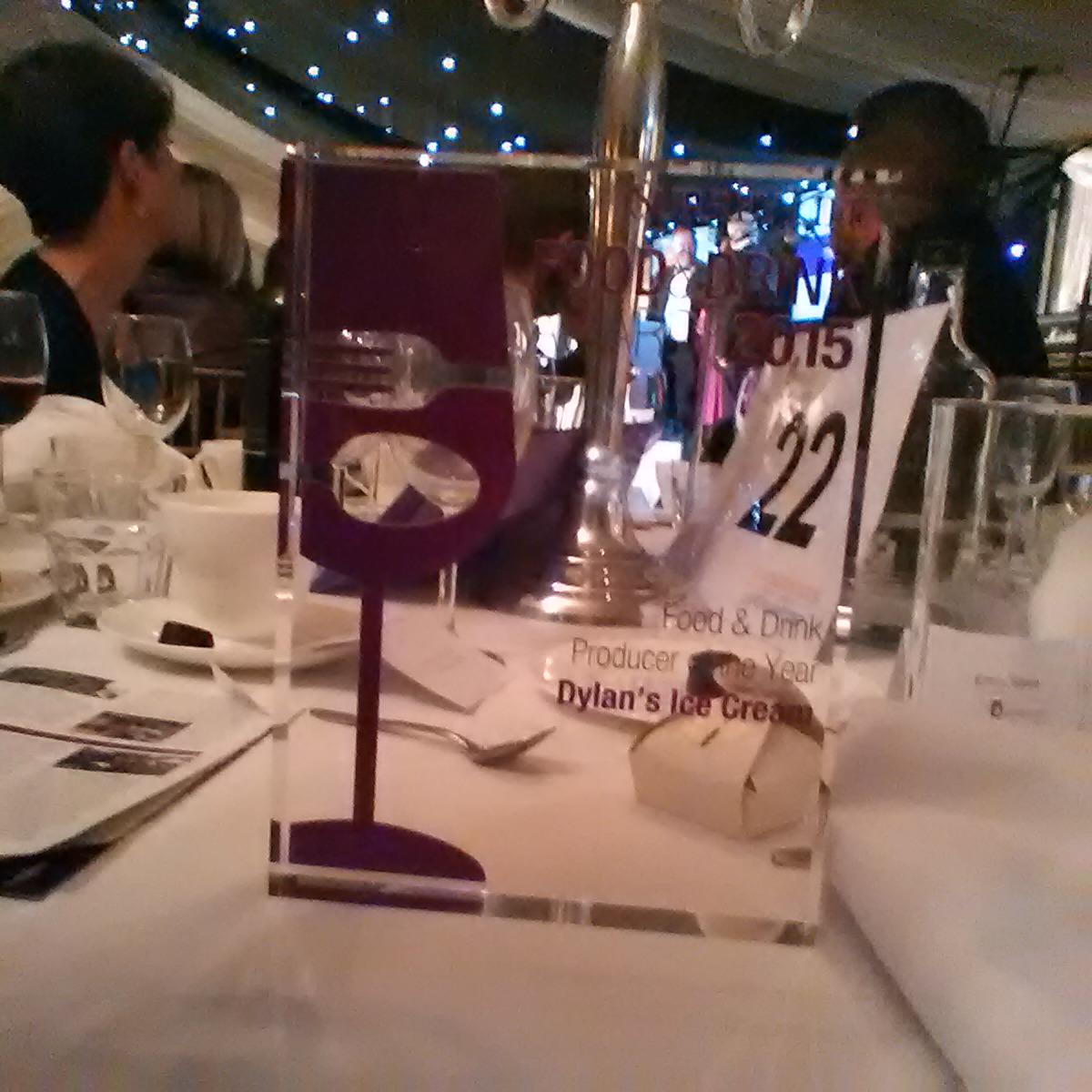 From one ice cream lover to another: Congratulations!! “<a href="/DylansIceCream/">Dylan's Ice Cream</a>: We won, best producer. #SLFDA ”