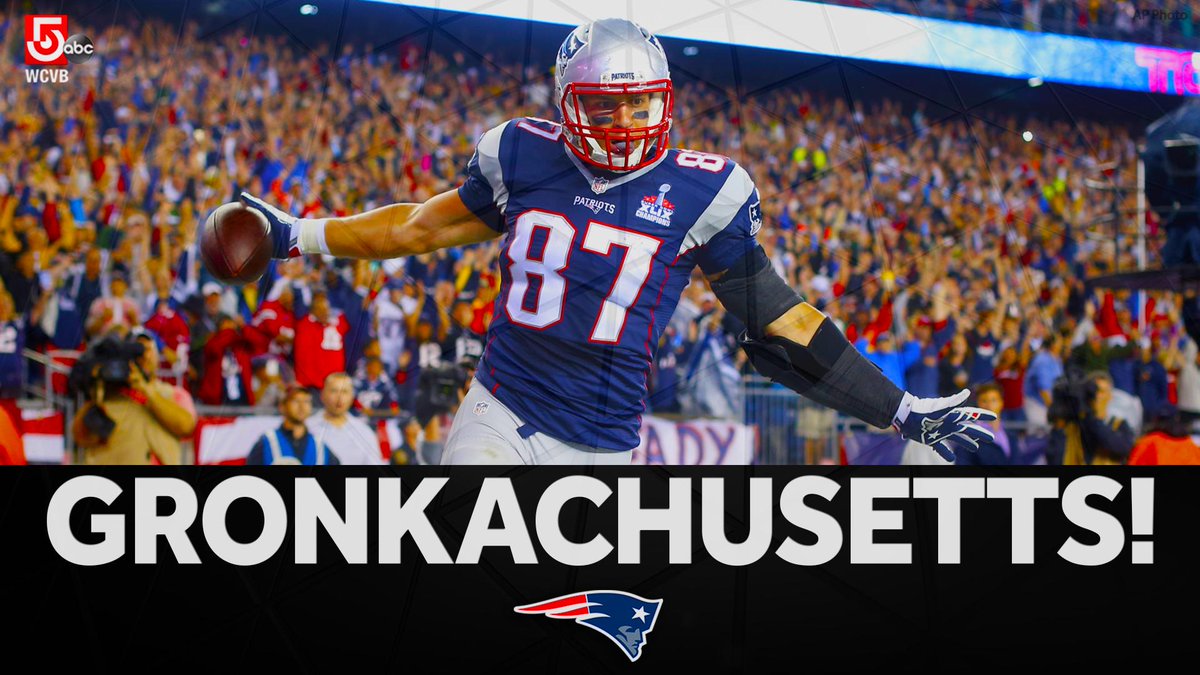 #Gronk for #Patriots MVP. 3RD TD of the night!  #PITvsNE #WCVBpats #DriveFor5 wcvb.tv/6019BJKiF