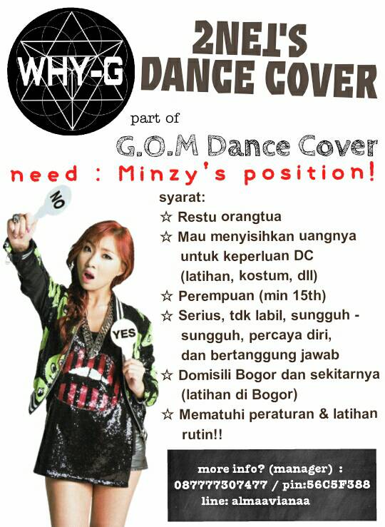 @Xpire_DC [Help RT] Need fast !!
Yeoja/namja (esp namja/cowok) 
No audition belajar bareng sajaa. Thanks