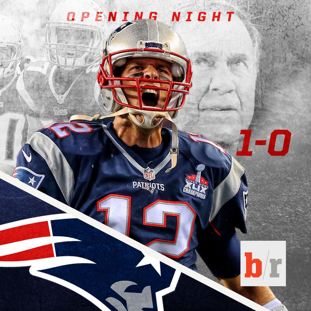 Tom Brady with 4 TDs, Gronk with 3 as the Patriots beat the Steelers 28