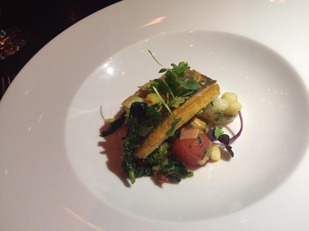 Sexy Bronzino rock shrimp and muscles <a href="/scarpettalv/">Scarpetta Las Vegas</a> <a href="/Cosmopolitan_LV/">The Cosmopolitan</a> <a href="/ScarpettaLV/">Scarpetta Las Vegas</a>  <a href="/VegasFoodWine/">Las Vegas Food and Wine Festival</a>