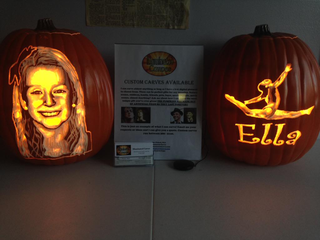 Check my latest pumpkin set up! Contact me if you want a unique Fall display like this for your business or events!