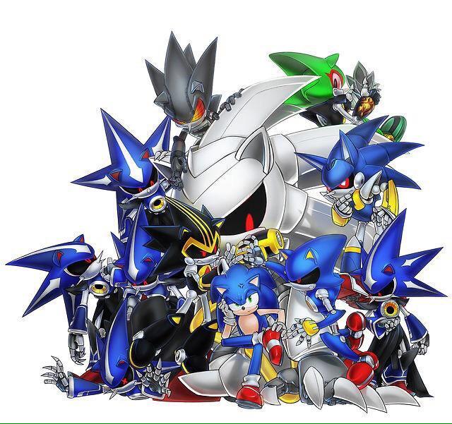 Drawing Neo Metal Sonic 