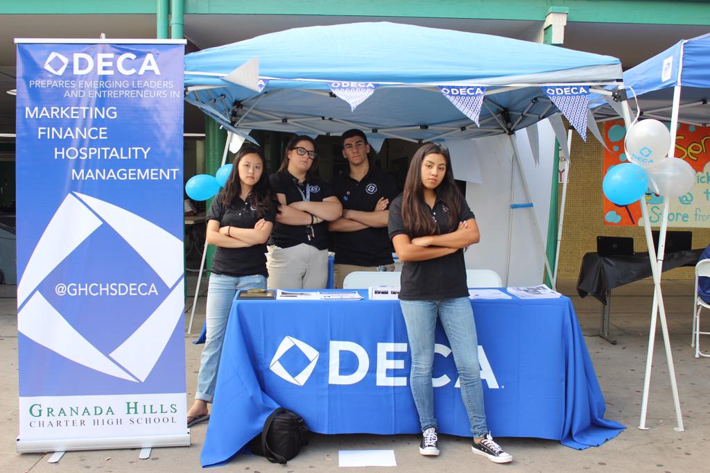 granadaHDECA's tweet image. Come out to DECA's booth at back to school night tonight!