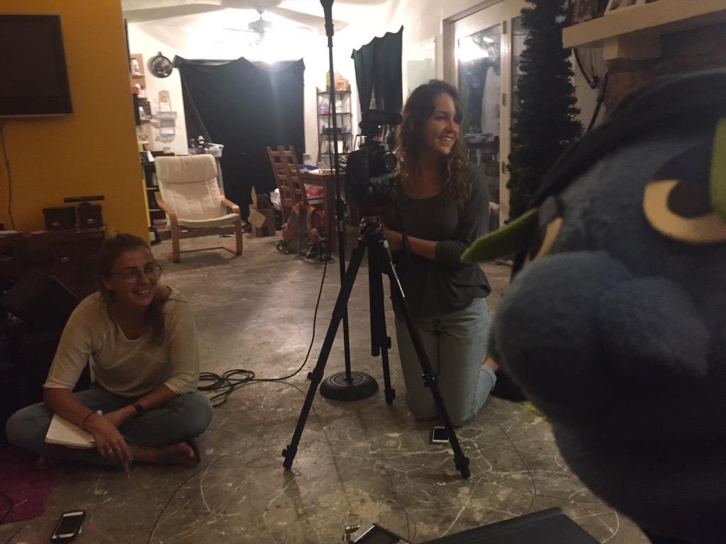 thefragilekyle's tweet photo. Omg ! @FragileRockBand is being interviewed by @thedailytexan !! #PuppetPain #stayfelt http://t.co/ghYlLE4MHo