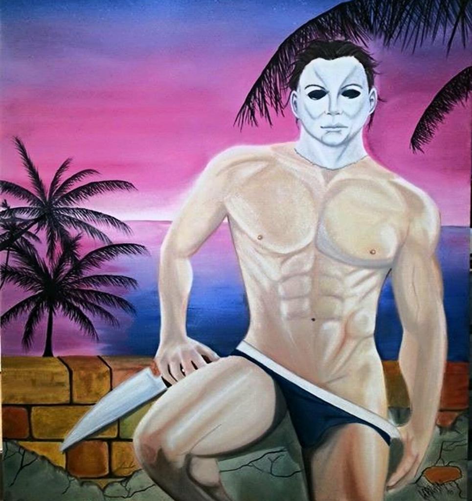 “Sexy fantasy pin-ups of Jason Voorhees, Freddy Krueger, and Michael Myers ...