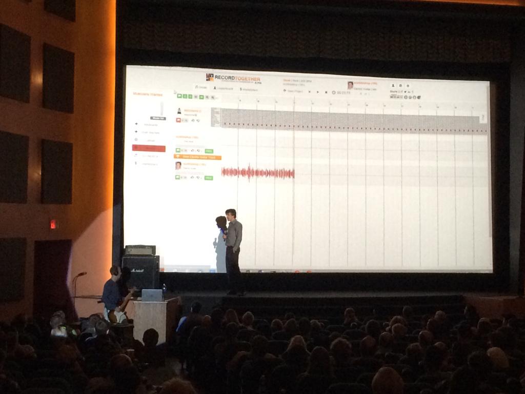 gtsanker's tweet photo. @RoyAtkinson ever tried this?  @RecordTogether: “google docs for music creation” - sharing live recording tracks. http://t.co/9QCPfmvkfd