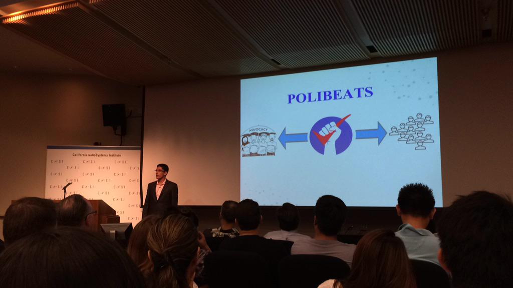 gofiliberto's tweet photo. Great job on your Demo, @PolibeatsApp! #StartupUCLA http://t.co/SMZLGtTKQh