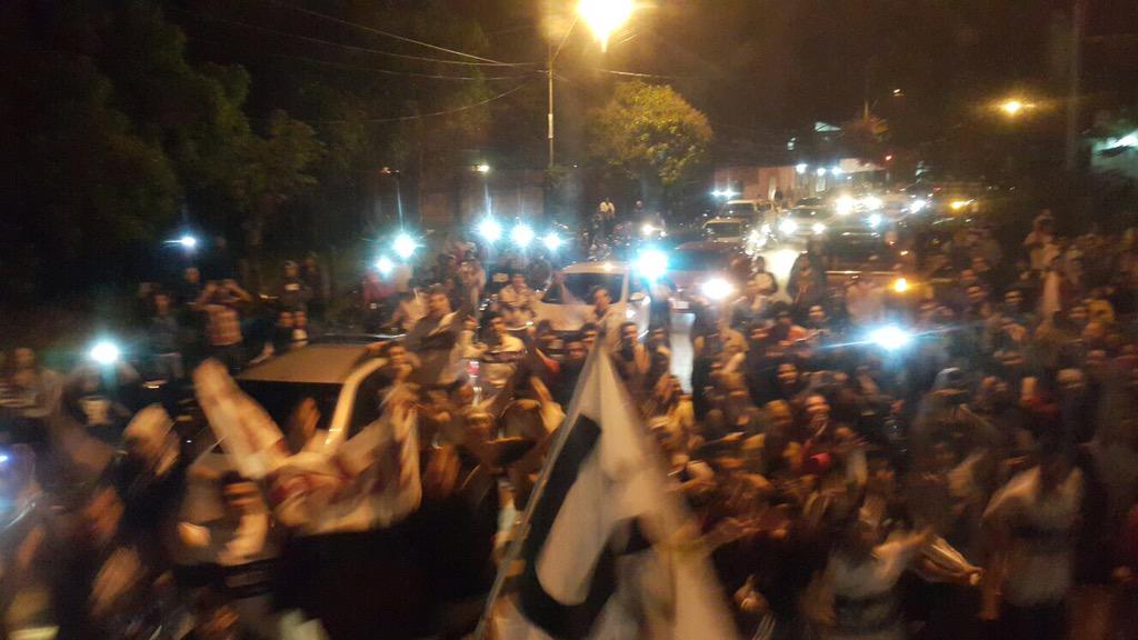 ¡Así lo vivió cada jugador dentro del bus la bienvenida! #SanPedroEsDeOlimpia! #VamosOlimpia