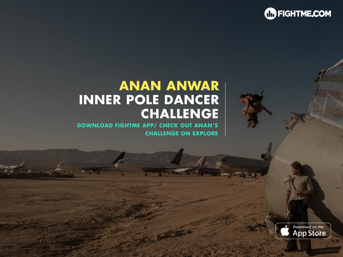 FightMeApp's tweet image. Have you discovered you Inner Pole dancer yet? Join in @AnanAnwar challenge only on FightMe bnc.lt/AnanAnwar