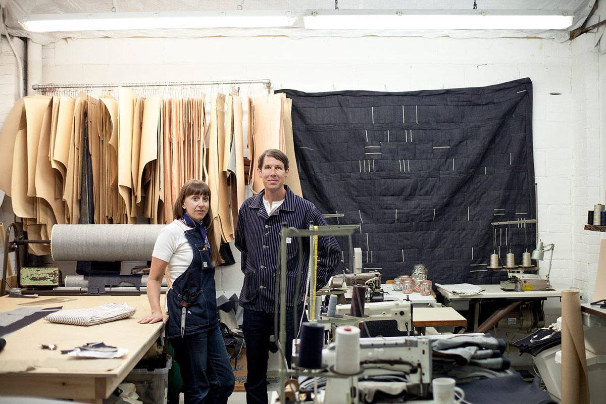 PortraitJon's tweet image. Love this shot of Kelly + Scott of @dawsondenim #denim #dawsondenim #workwear #jeans #advertising #GoodwoodRevival