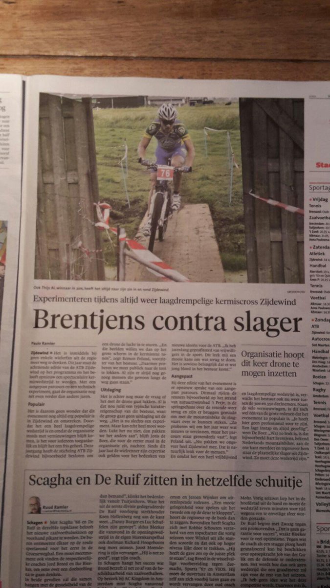 Mooi krantartikel <a href="/NHDsportHC/">NHDsportHC</a> <a href="/NHDSchagen/">NHD Schagen</a>