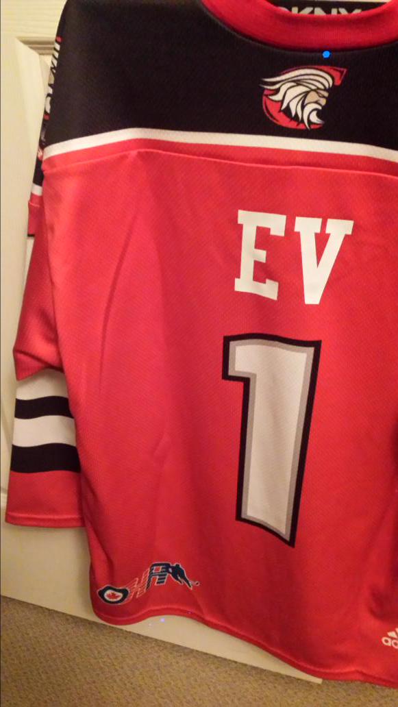 Jersey for our special guest at home opener