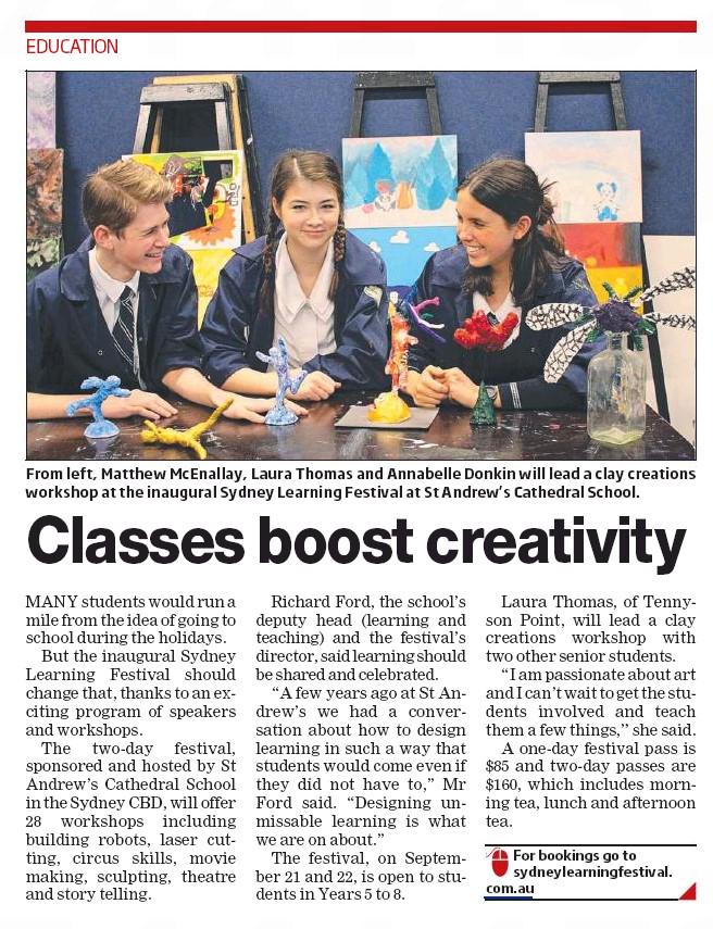 sydlearnfest's tweet photo. Boost your creativity at the Sydney Learning Festival http://t.co/gGz80b0z0l http://t.co/Ru0MknnkG4