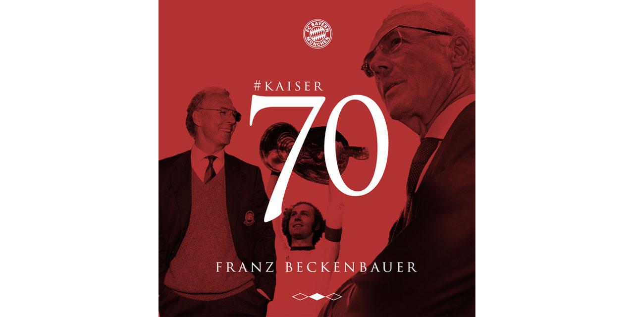 The Kaiser turns 70! Happy birthday, Franz  